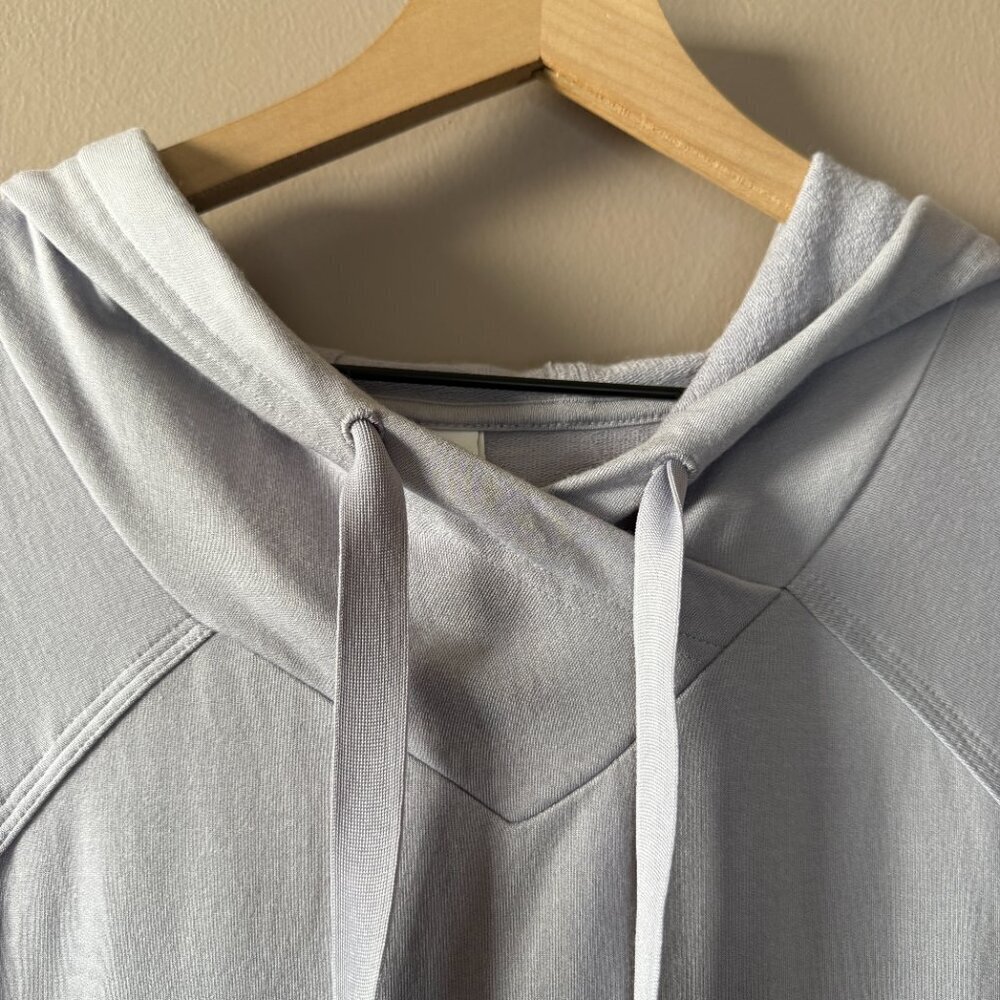 Women's M Athleta Cabana Tunic Hoodie Sweatshirt Muted Lilac - Picture 7 of 10
